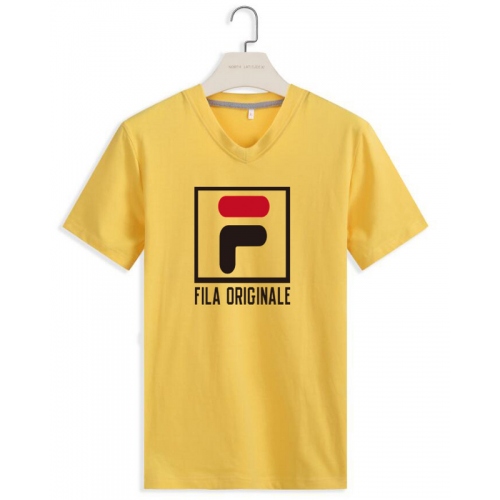 Cheap FILA T-Shirts Short Sleeved For Men #410371 Replica Wholesale [$22.00 USD] [ITEM#410371] on Replica FILA T-Shirts
