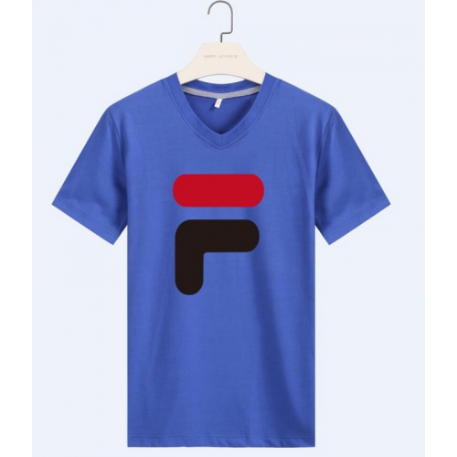 Cheap FILA T-Shirts Short Sleeved For Men #410379 Replica Wholesale [$22.00 USD] [ITEM#410379] on Replica FILA T-Shirts