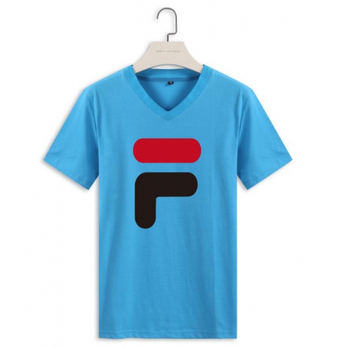 Cheap FILA T-Shirts Short Sleeved For Men #410385 Replica Wholesale [$22.00 USD] [ITEM#410385] on Replica FILA T-Shirts