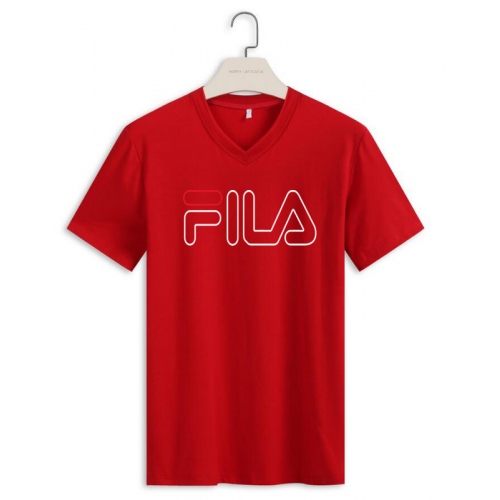 Cheap FILA T-Shirts Short Sleeved For Men #410406 Replica Wholesale [$22.00 USD] [ITEM#410406] on Replica FILA T-Shirts