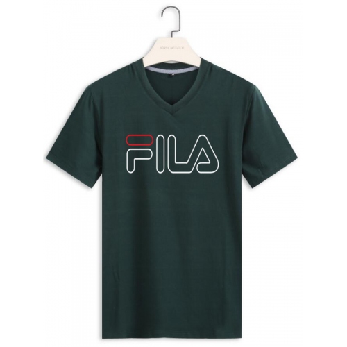 Cheap FILA T-Shirts Short Sleeved For Men #410408 Replica Wholesale [$22.00 USD] [ITEM#410408] on Replica FILA T-Shirts