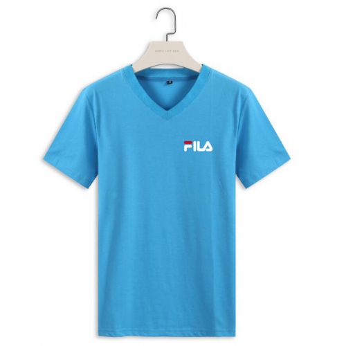 Cheap FILA T-Shirts Short Sleeved For Men #410419 Replica Wholesale [$22.00 USD] [ITEM#410419] on Replica FILA T-Shirts