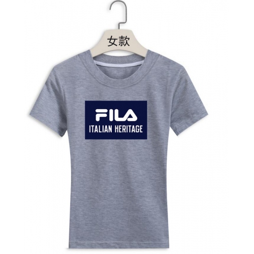 Cheap FILA T-Shirts Short Sleeved For Women #411373 Replica Wholesale [$22.00 USD] [ITEM#411373] on Replica FILA T-Shirts
