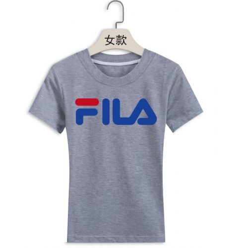 Cheap FILA T-Shirts Short Sleeved For Women #411379 Replica Wholesale [$22.00 USD] [ITEM#411379] on Replica FILA T-Shirts