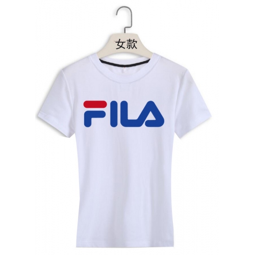 Cheap FILA T-Shirts Short Sleeved For Women #411380 Replica Wholesale [$22.00 USD] [ITEM#411380] on Replica FILA T-Shirts
