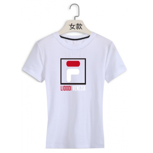 Cheap FILA T-Shirts Short Sleeved For Women #411390 Replica Wholesale [$22.00 USD] [ITEM#411390] on Replica FILA T-Shirts