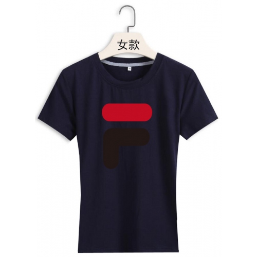 Cheap FILA T-Shirts Short Sleeved For Women #411406 Replica Wholesale [$22.00 USD] [ITEM#411406] on Replica FILA T-Shirts