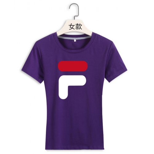 Cheap FILA T-Shirts Short Sleeved For Women #411408 Replica Wholesale [$22.00 USD] [ITEM#411408] on Replica FILA T-Shirts
