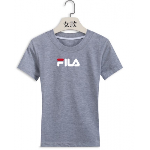 Cheap FILA T-Shirts Short Sleeved For Women #411419 Replica Wholesale [$22.00 USD] [ITEM#411419] on Replica FILA T-Shirts