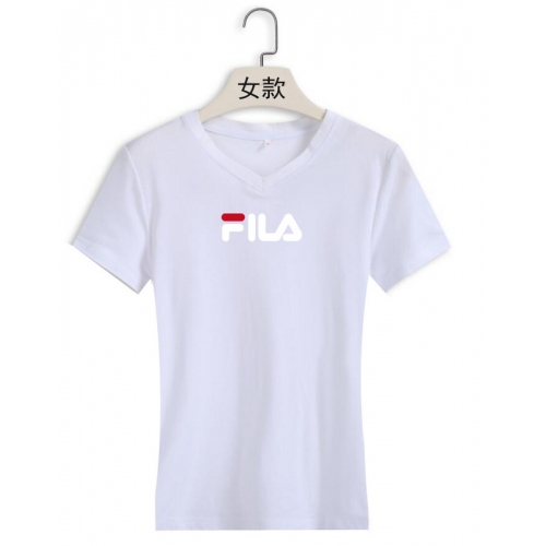Cheap FILA T-Shirts Short Sleeved For Women #411434 Replica Wholesale [$22.00 USD] [ITEM#411434] on Replica FILA T-Shirts
