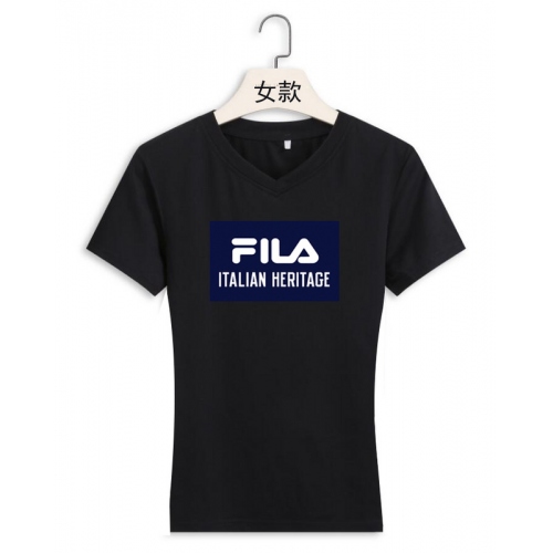 Cheap FILA T-Shirts Short Sleeved For Women #411447 Replica Wholesale [$22.00 USD] [ITEM#411447] on Replica FILA T-Shirts