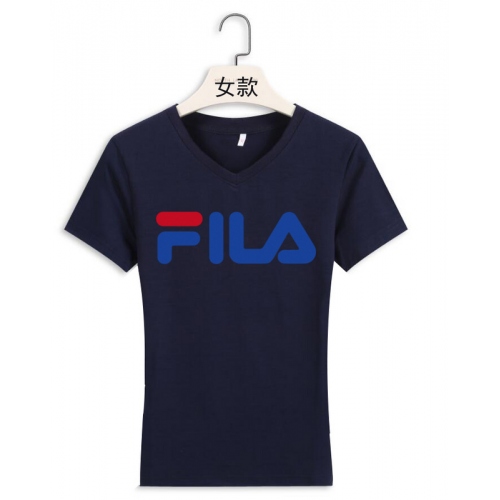 Cheap FILA T-Shirts Short Sleeved For Women #411456 Replica Wholesale [$22.00 USD] [ITEM#411456] on Replica FILA T-Shirts