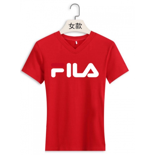 Cheap FILA T-Shirts Short Sleeved For Women #411460 Replica Wholesale [$22.00 USD] [ITEM#411460] on Replica FILA T-Shirts