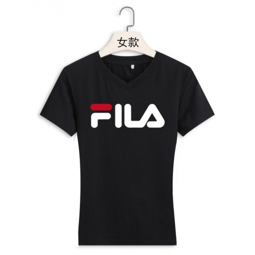 Cheap FILA T-Shirts Short Sleeved For Women #411465 Replica Wholesale [$22.00 USD] [ITEM#411465] on Replica FILA T-Shirts