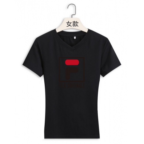 Cheap FILA T-Shirts Short Sleeved For Women #411476 Replica Wholesale [$22.00 USD] [ITEM#411476] on Replica FILA T-Shirts