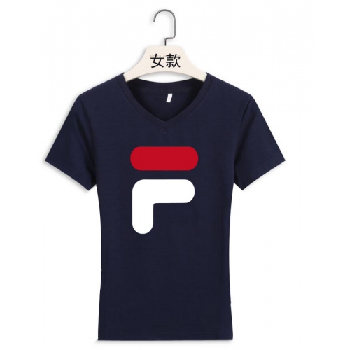 Cheap FILA T-Shirts Short Sleeved For Women #411491 Replica Wholesale [$22.00 USD] [ITEM#411491] on Replica FILA T-Shirts