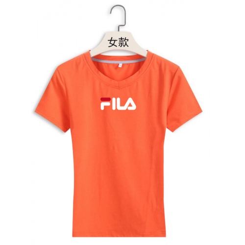 Cheap FILA T-Shirts Short Sleeved For Women #411498 Replica Wholesale [$22.00 USD] [ITEM#411498] on Replica FILA T-Shirts