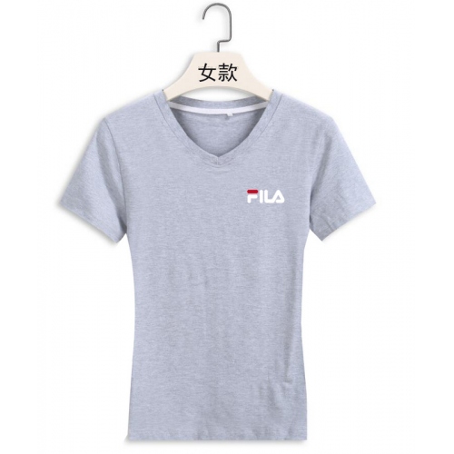 Cheap FILA T-Shirts Short Sleeved For Women #411499 Replica Wholesale [$22.00 USD] [ITEM#411499] on Replica FILA T-Shirts