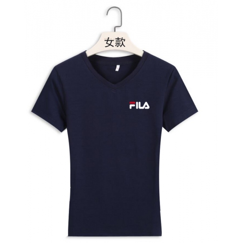 Cheap FILA T-Shirts Short Sleeved For Women #411502 Replica Wholesale [$22.00 USD] [ITEM#411502] on Replica FILA T-Shirts