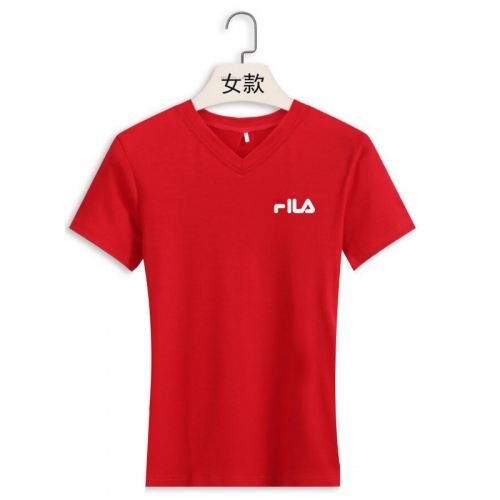 Cheap FILA T-Shirts Short Sleeved For Women #411503 Replica Wholesale [$22.00 USD] [ITEM#411503] on Replica FILA T-Shirts