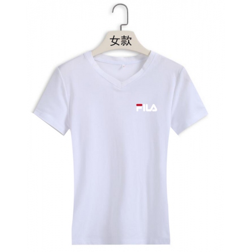 Cheap FILA T-Shirts Short Sleeved For Women #411505 Replica Wholesale [$22.00 USD] [ITEM#411505] on Replica FILA T-Shirts