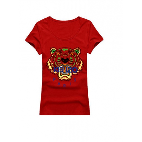 Cheap Kenzo T-Shirts Short Sleeved For Women #416991 Replica Wholesale [$23.80 USD] [ITEM#416991] on Replica Kenzo T-Shirts