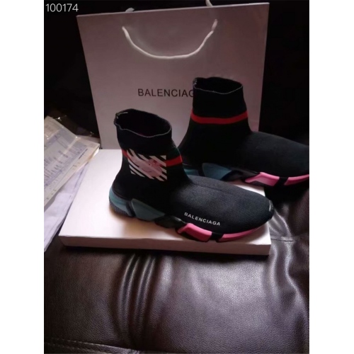 Cheap Balenciaga High Tops Shoes For Women #423452 Replica Wholesale [$64.00 USD] [ITEM#423452] on Replica Balenciaga High Tops Shoes