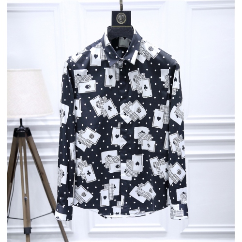Cheap Dolce &amp; Gabbana Shirts Long Sleeved For Men #428474 Replica Wholesale [$86.50 USD] [ITEM#428474] on Replica Dolce &amp; Gabbana D&amp;G Shirts