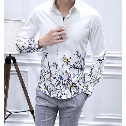 Cheap Dolce &amp; Gabbana Shirts Long Sleeved For Men #428483 Replica Wholesale [$86.50 USD] [ITEM#428483] on Replica Dolce &amp; Gabbana D&amp;G Shirts