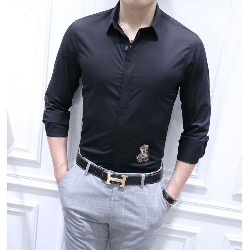 Cheap Dolce &amp; Gabbana Shirts Long Sleeved For Men #428491 Replica Wholesale [$86.50 USD] [ITEM#428491] on Replica Dolce &amp; Gabbana D&amp;G Shirts