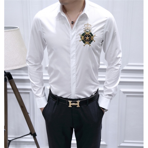 Cheap Dolce &amp; Gabbana Shirts Long Sleeved For Men #428493 Replica Wholesale [$86.50 USD] [ITEM#428493] on Replica Dolce &amp; Gabbana D&amp;G Shirts