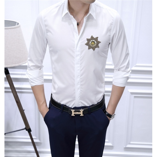Cheap Dolce &amp; Gabbana Shirts Long Sleeved For Men #428501 Replica Wholesale [$86.50 USD] [ITEM#428501] on Replica Dolce &amp; Gabbana D&amp;G Shirts