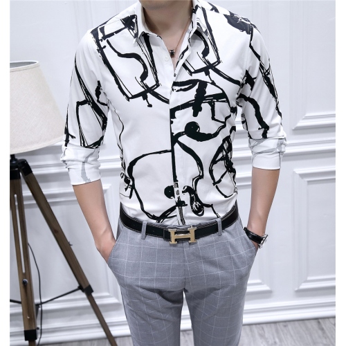 Cheap Givenchy shirts Long Sleeved For Men #428605 Replica Wholesale [$86.50 USD] [ITEM#428605] on Replica Givenchy Shirts