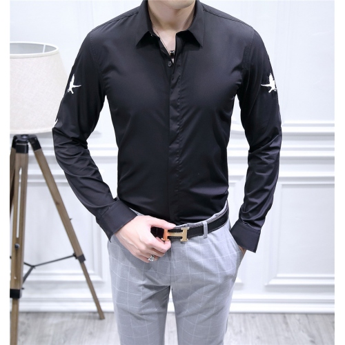 Cheap Dolce &amp; Gabbana Shirts Long Sleeved For Men #428619 Replica Wholesale [$86.50 USD] [ITEM#428619] on Replica Dolce &amp; Gabbana D&amp;G Shirts