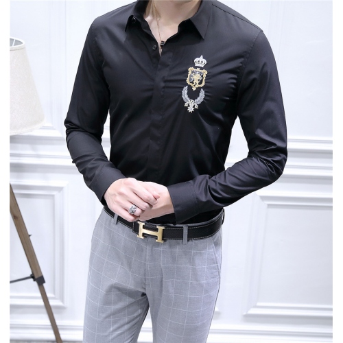 Cheap Dolce &amp; Gabbana Shirts Long Sleeved For Men #428621 Replica Wholesale [$86.50 USD] [ITEM#428621] on Replica Dolce &amp; Gabbana D&amp;G Shirts