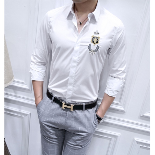 Cheap Dolce &amp; Gabbana Shirts Long Sleeved For Men #428622 Replica Wholesale [$86.50 USD] [ITEM#428622] on Replica Dolce &amp; Gabbana D&amp;G Shirts
