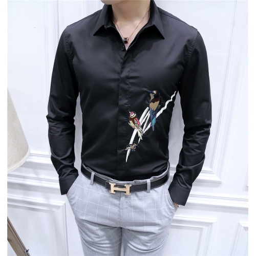 Cheap Dolce &amp; Gabbana Shirts Long Sleeved For Men #428623 Replica Wholesale [$86.50 USD] [ITEM#428623] on Replica Dolce &amp; Gabbana D&amp;G Shirts