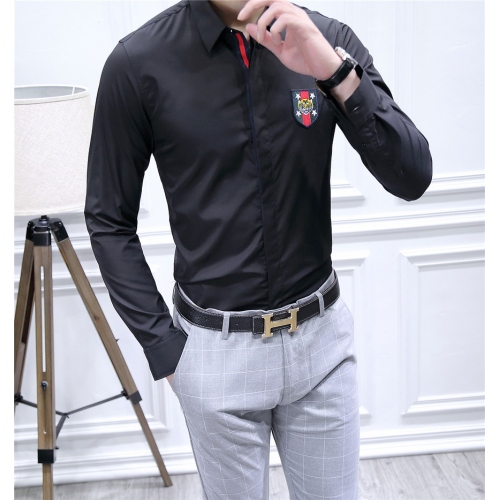 Cheap Gucci Shirts Long Sleeved For Men #428656 Replica Wholesale [$82.00 USD] [ITEM#428656] on Replica Gucci Shirts