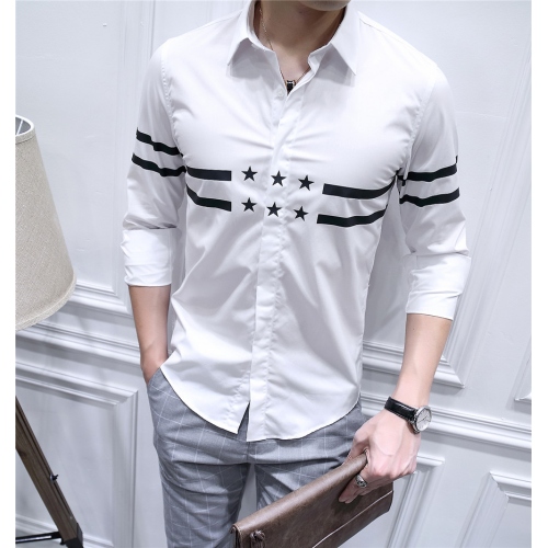 Cheap Givenchy shirts Long Sleeved For Men #428665 Replica Wholesale [$86.50 USD] [ITEM#428665] on Replica Givenchy Shirts