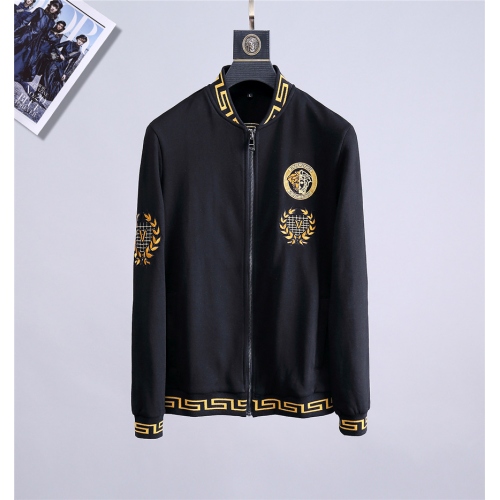 Cheap Versace Tracksuits Long Sleeved For Men #428678 Replica Wholesale [$102.40 USD] [ITEM#428678] on Replica Versace Tracksuits