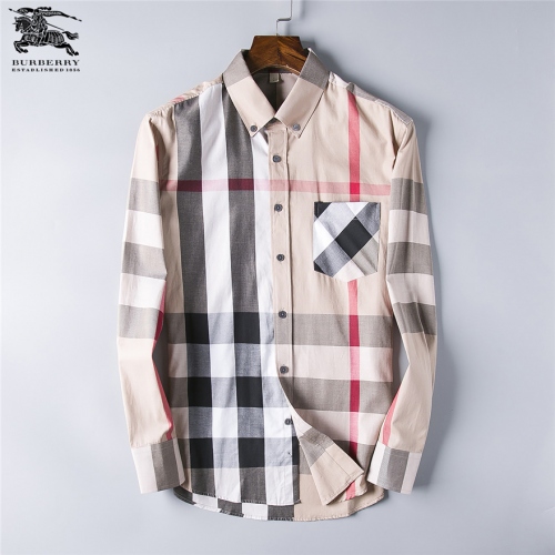 Cheap Burberry Shirts Long Sleeved For Men #428728 Replica Wholesale [$40.00 USD] [ITEM#428728] on Replica Burberry Shirts