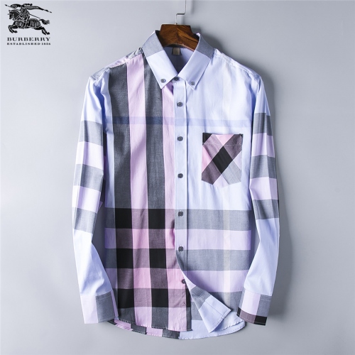 Cheap Burberry Shirts Long Sleeved For Men #428729 Replica Wholesale [$40.00 USD] [ITEM#428729] on Replica Burberry Shirts