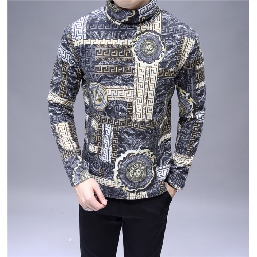 Cheap Versace Thermal T-Shirts Long Sleeved For Men #428762 Replica Wholesale [$74.00 USD] [ITEM#428762] on Replica Versace T-Shirts