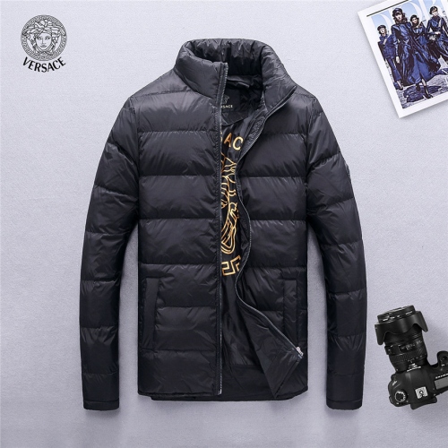 Cheap Versace Feather Coats Long Sleeved For Men #428778 Replica Wholesale [$106.00 USD] [ITEM#428778] on Replica Versace Jackets