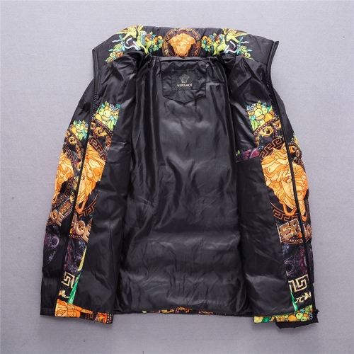 Cheap Versace Feather Coats Long Sleeved For Men #428782 Replica Wholesale [$106.00 USD] [ITEM#428782] on Replica Versace Jackets