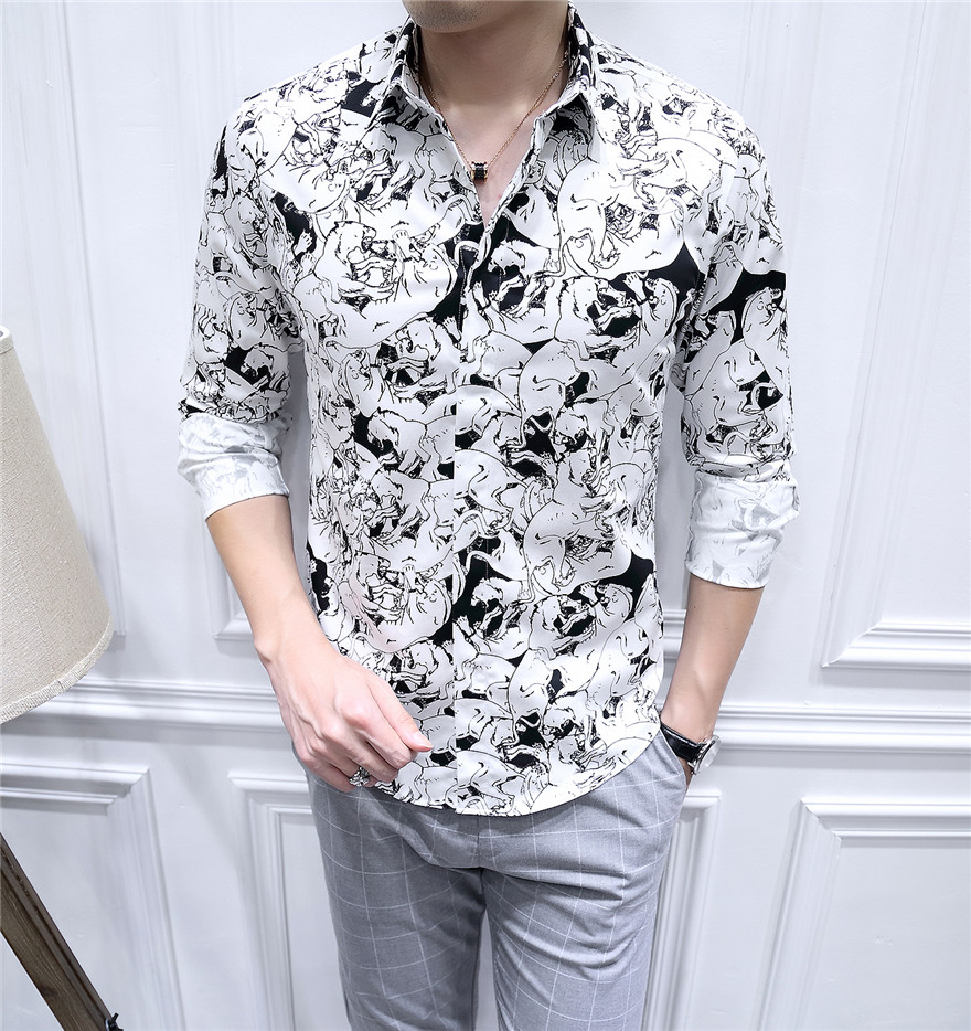 Cheap Dolce & Gabbana Shirts Long Sleeved For Men #428481 Replica ...