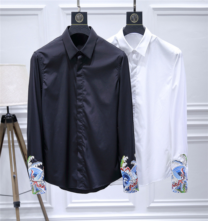 Cheap Dolce & Gabbana Shirts Long Sleeved For Men #428639 Replica ...