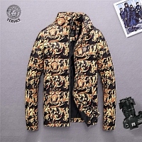 Cheap Versace Feather Coats Long Sleeved For Men #428776 Replica Wholesale [$106.00 USD] [ITEM#428776] on Replica Versace Jackets