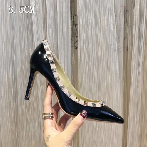 Cheap Valentino High-Heeled Shoes For Women #432724 Replica Wholesale [$81.00 USD] [ITEM#432724] on Replica Valentino High-Heeled Shoes