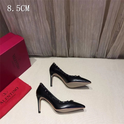 Cheap Valentino High-Heeled Shoes For Women #432756 Replica Wholesale [$81.00 USD] [ITEM#432756] on Replica Valentino High-Heeled Shoes